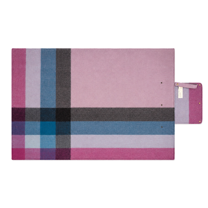 Woodside Travel Picnic Blanket with Carry Strap - Purple