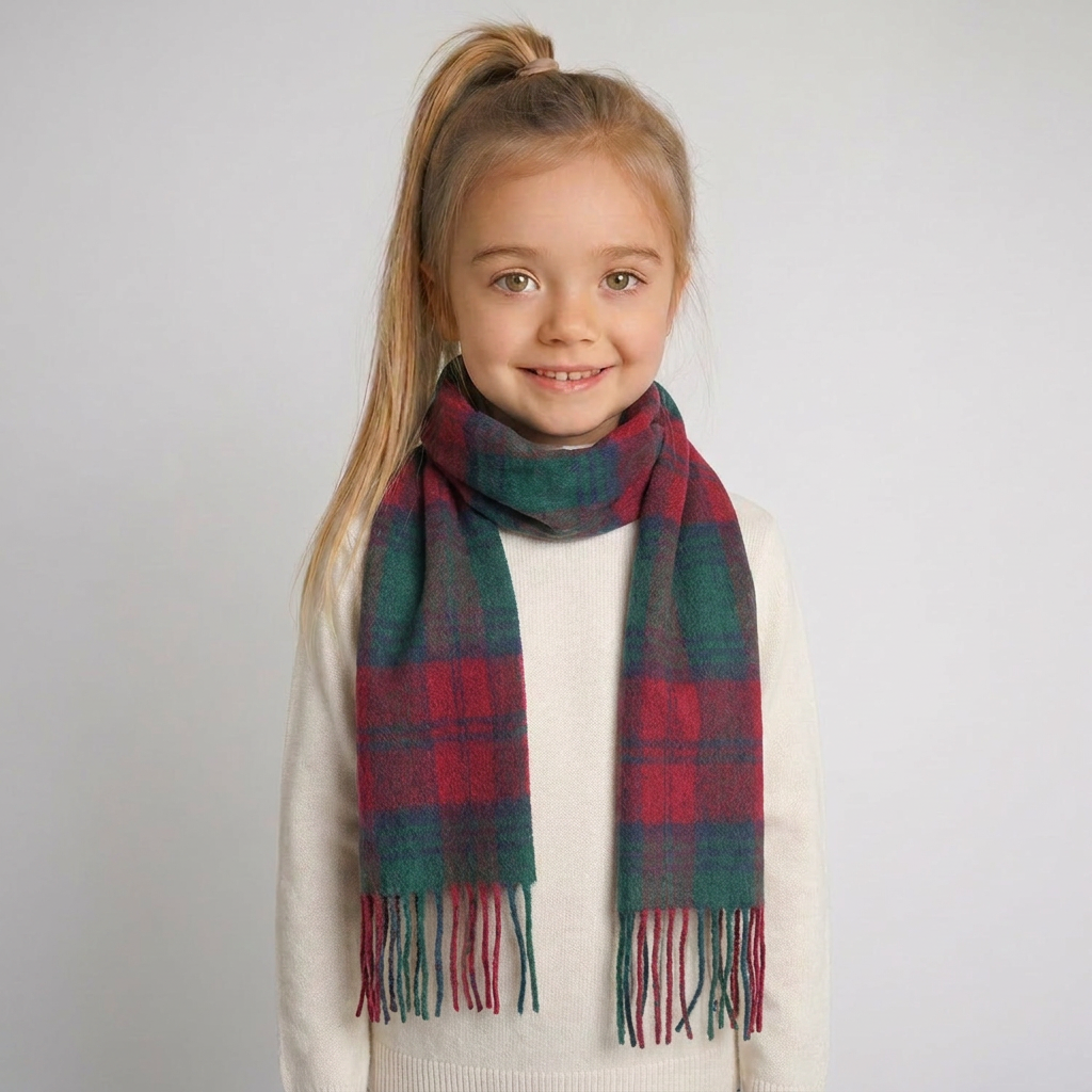 Kids 100% Cashmere Mini Scarf by Edinburgh Cashmere - Lindsay