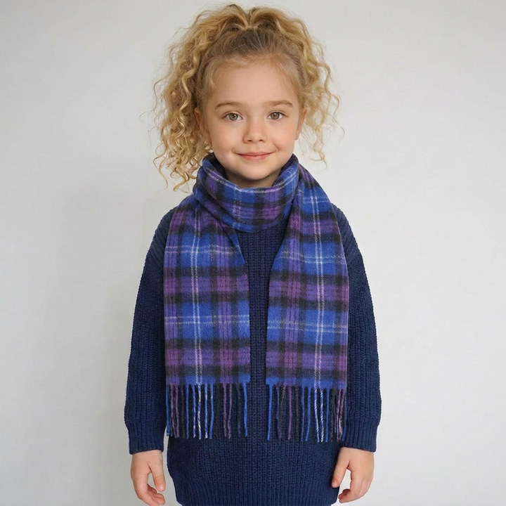 Kids 100% Lambswool Mini Scarf  - Soft Luxury Children’s Scarf - Heritage Of Scotland