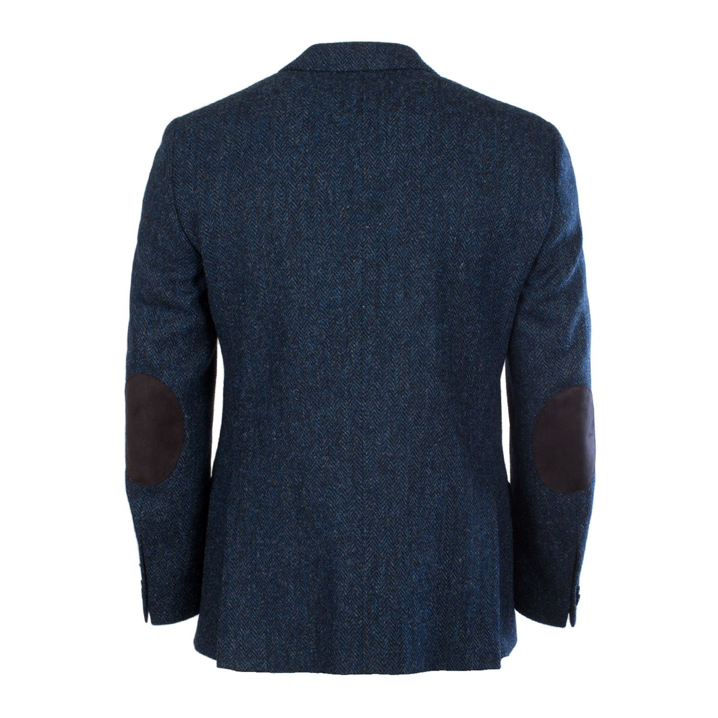 Men's Harris Tweed Harris Jacket  Blue Herringbone