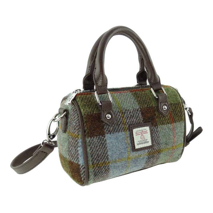 Harris Tweed Kilbride Mini Bowling Bag - Small Shoulder and Handbag