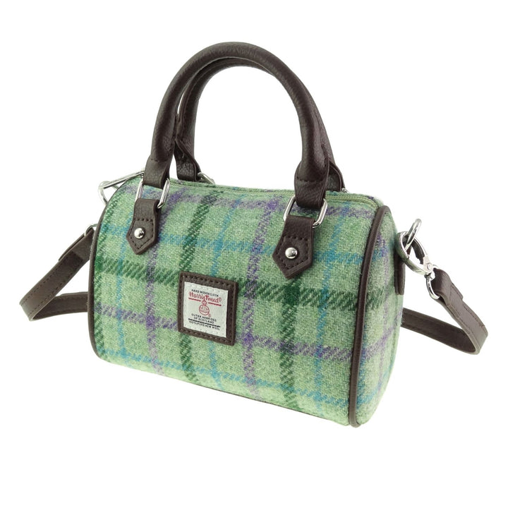 Harris Tweed Kilbride Mini Bowling Bag - Small Shoulder and Handbag