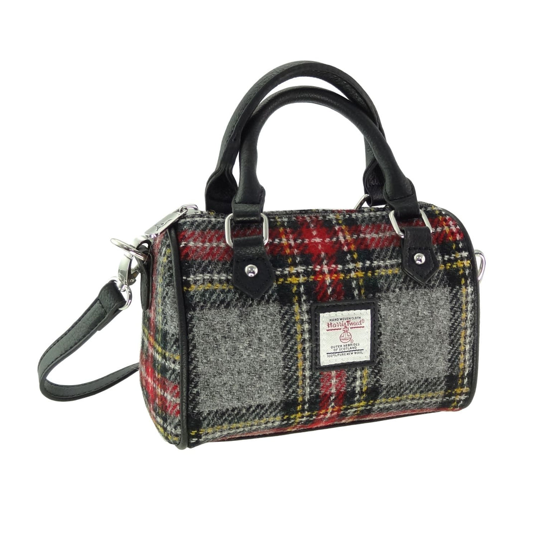 Harris Tweed Kilbride Mini Bowling Bag - Small Shoulder and Handbag