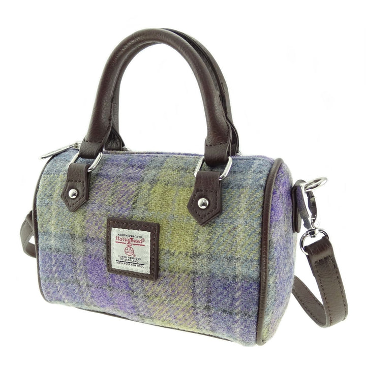 Harris Tweed Kilbride Mini Bowling Bag - Small Shoulder and Handbag