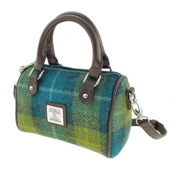 Harris Tweed Kilbride Mini Bowling Bag - Small Shoulder and Handbag