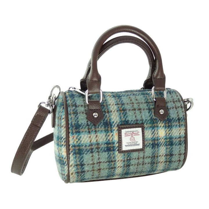 Harris Tweed Kilbride Mini Bowling Bag - Small Shoulder and Handbag