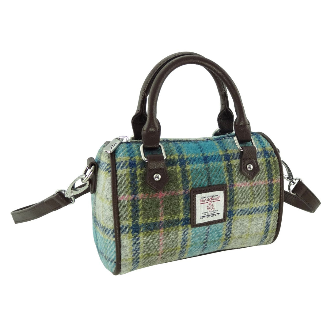Harris Tweed Kilbride Mini Bowling Bag - Small Shoulder and Handbag