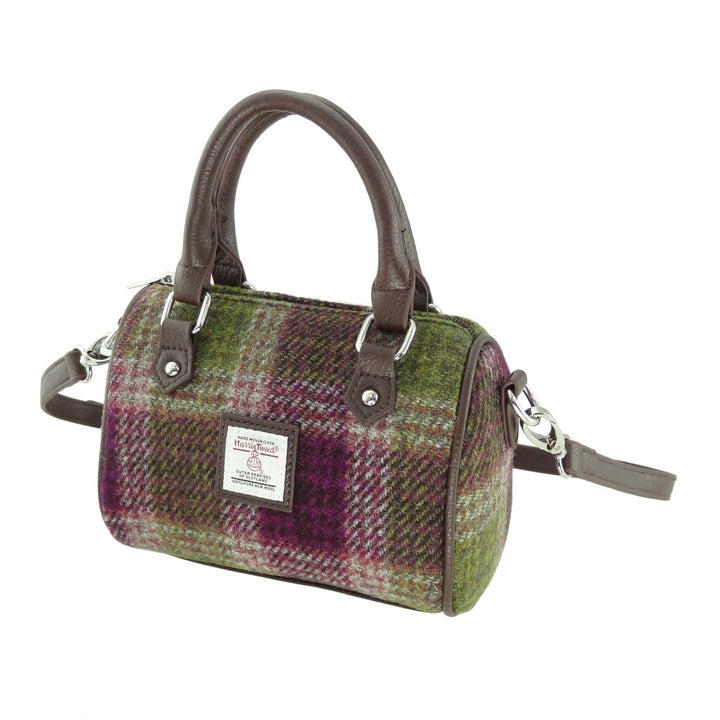 Harris Tweed Kilbride Mini Bowling Bag - Small Shoulder and Handbag