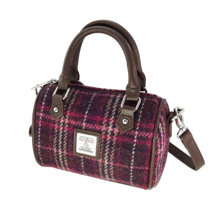 Harris Tweed Kilbride Mini Bowling Bag - Small Shoulder and Handbag
