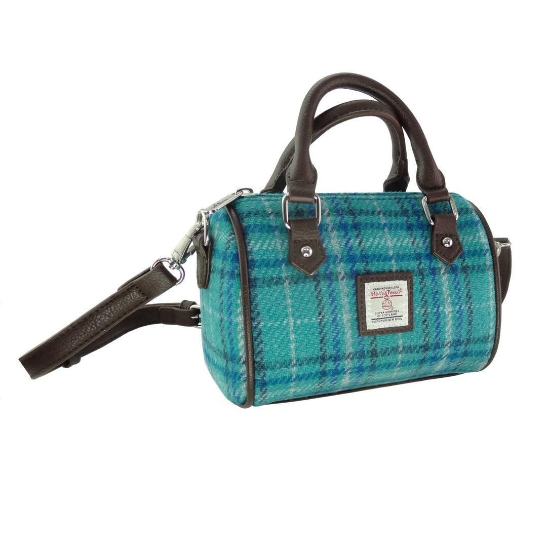 Harris Tweed Kilbride Mini Bowling Bag - Small Shoulder and Handbag