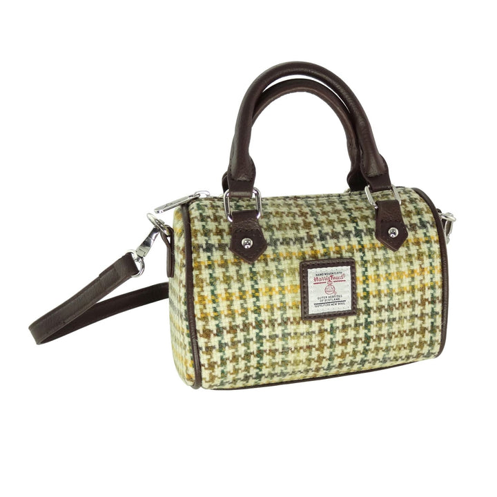 Harris Tweed Kilbride Mini Bowling Bag - Small Shoulder and Handbag