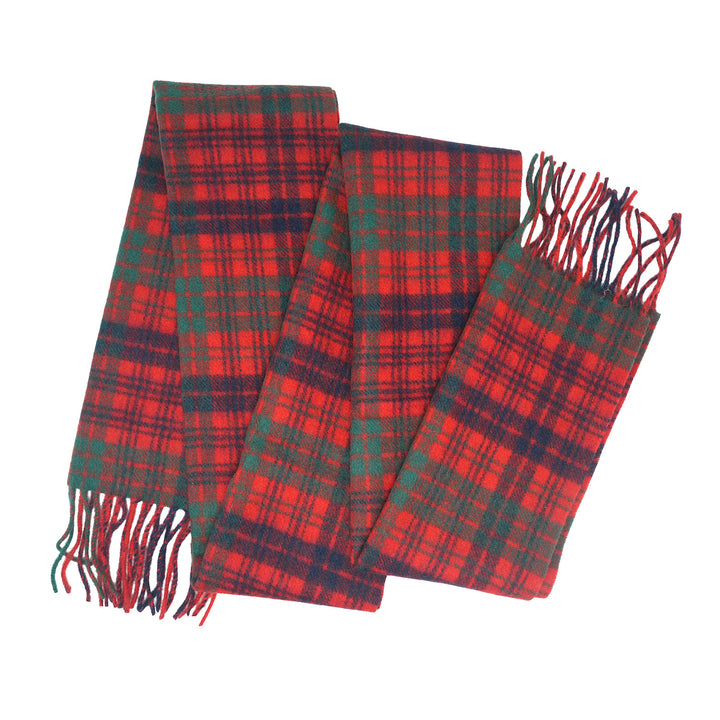 Tartan of Scotland 100% Pure New Wool Clan Scarf - Ross Red