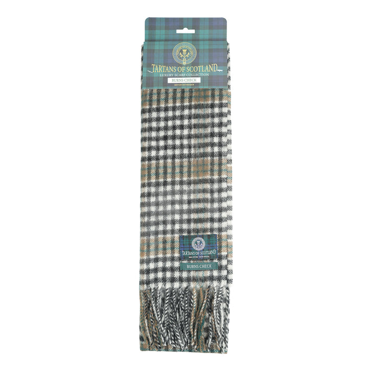 Tartan of Scotland 100% Pure New Wool Clan Scarf - Burns