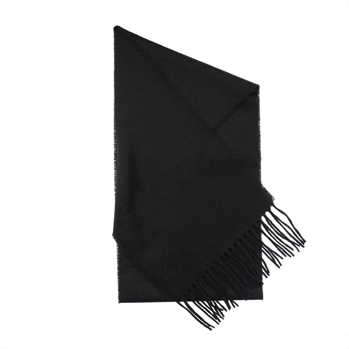 Tartan Weaving Mill 100% Pure Cashmere Scarf – Made in Scotland - Black