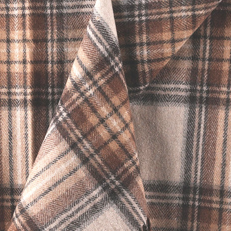Scottish Tartan Wool-Blend Blanket Throw – Highland Comfort - STEWART NATURAL DRESS