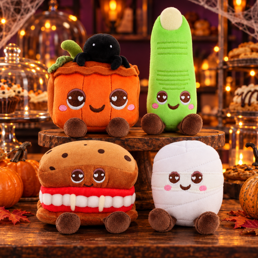 Keel Toys Halloween Bakery Treats Soft Toys - Scented Plush - Pumpkin pie