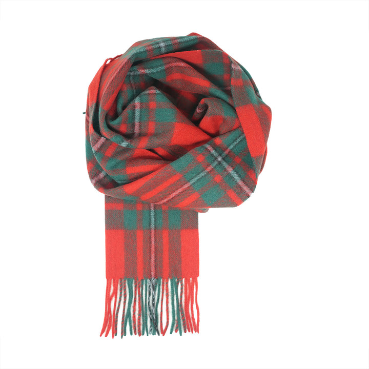 Tartan of Scotland 100% Pure New Wool Clan Scarf - MacGregor