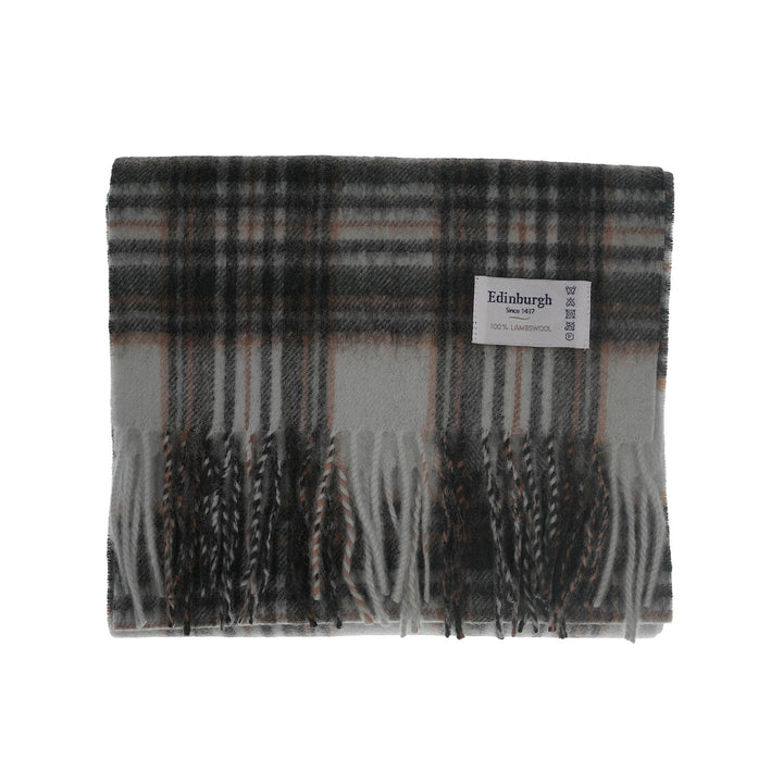 .Edinburgh 100% Lambswool Scarf – Premium Soft Wool Wrap - ROYAL STEWART VINTAGE DUCK EGG