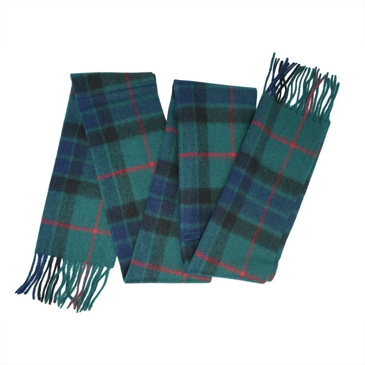 Tartan of Scotland 100% Pure New Wool Clan Scarf - Gunn
