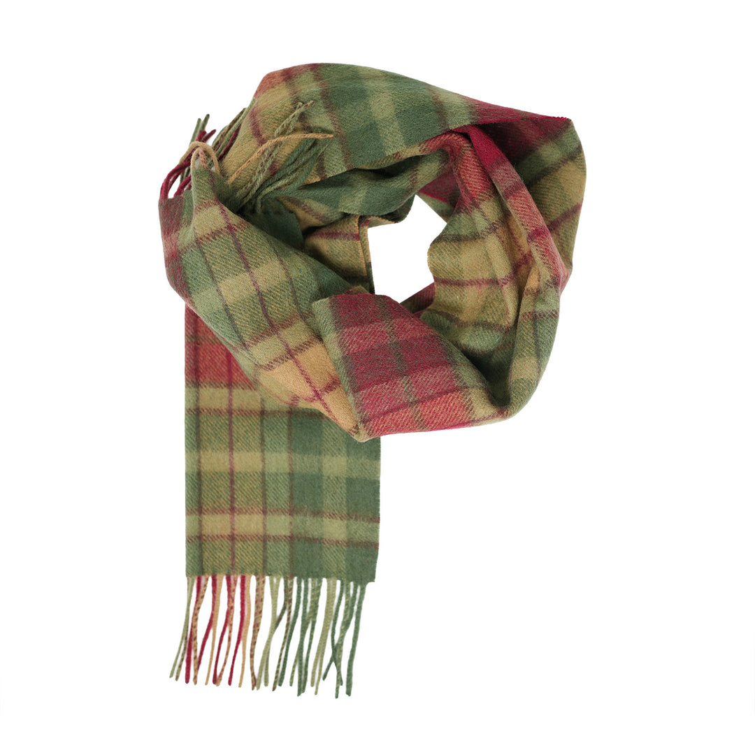 Tartan of Scotland 100% Pure New Wool Clan Scarf - Buchanan Autumn