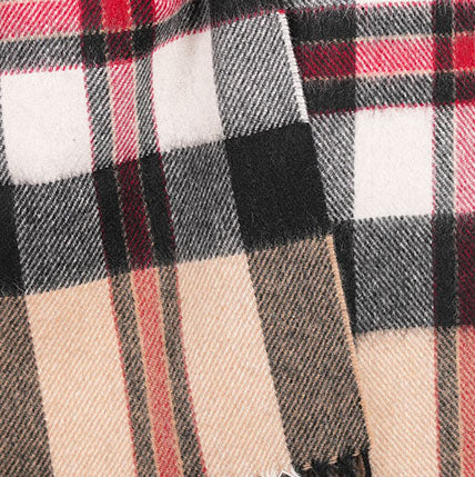 Tartan Weaving Mill 100% Pure Cashmere Scarf – Made in Scotland - AMPLIFIED THOMSON CAMEL