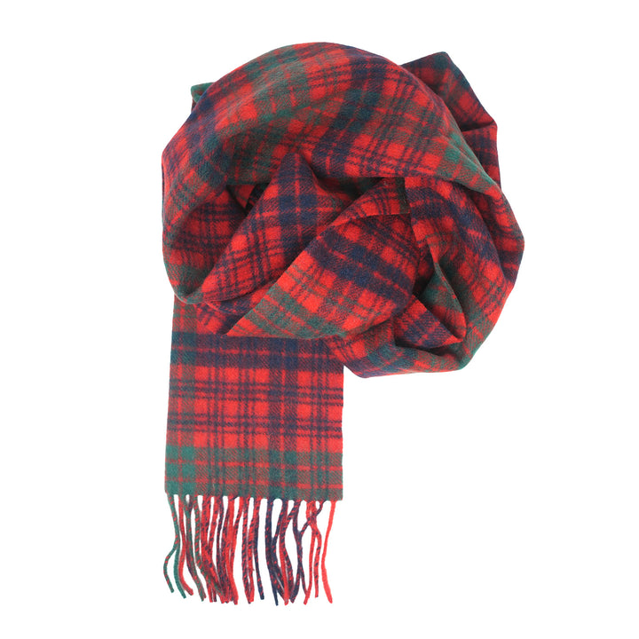 Tartan of Scotland 100% Pure New Wool Clan Scarf - Ross Red