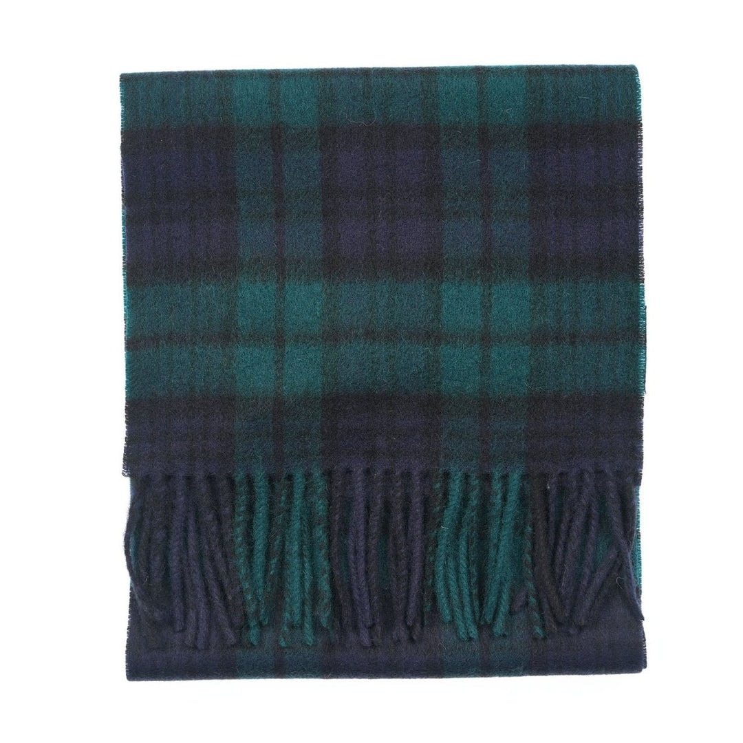 Edinburgh 100% Lambswool Scarf – Premium Soft Wool Wrap - BLACK WATCH