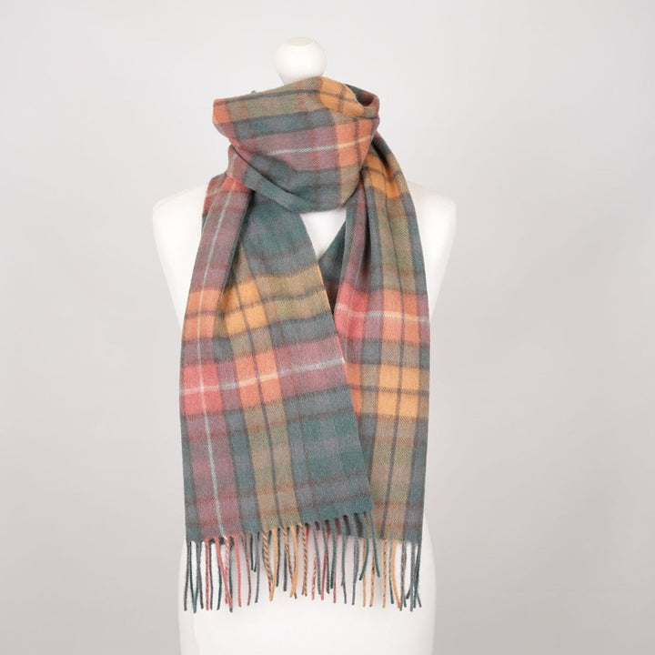 Edinburgh 100% Lambswool Scarf – Premium Soft Wool Wrap - BUCHANAN ANTIQUE