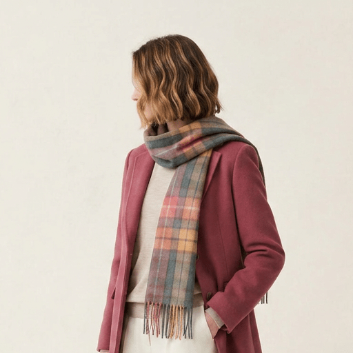 Edinburgh 100% Lambswool Scarf – Premium Soft Wool Wrap - BUCHANAN ANTIQUE