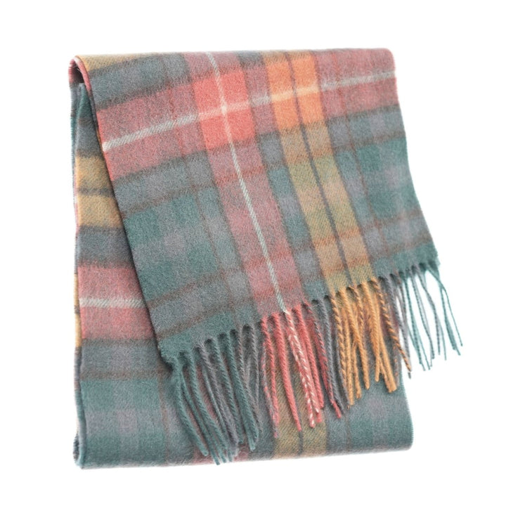 Edinburgh 100% Lambswool Scarf – Premium Soft Wool Wrap - BUCHANAN ANTIQUE