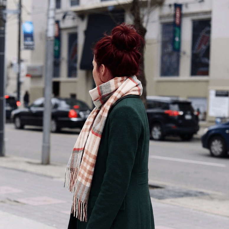 Edinburgh 100% Lambswool Scarf – Premium Soft Wool Wrap - CHEQUER TARTAN LT CAMEL/GREY (24539)