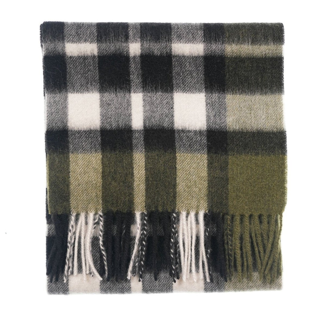 Edinburgh 100% Lambswool Scarf – Premium Soft Wool Wrap - EXPLODED SCOTTY THOMSON CYPRESS