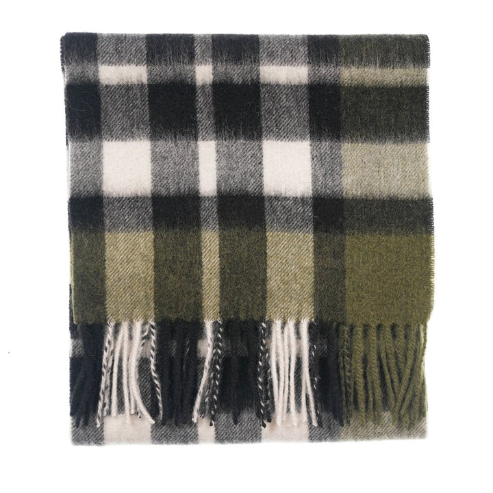 Edinburgh 100% Lambswool Scarf – Premium Soft Wool Wrap - EXPLODED SCOTTY THOMSON CYPRESS