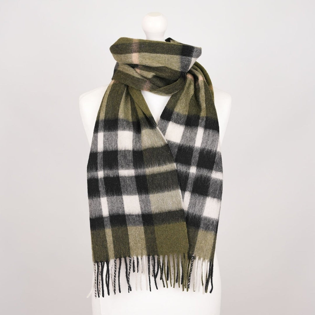 Edinburgh 100% Lambswool Scarf – Premium Soft Wool Wrap - EXPLODED SCOTTY THOMSON CYPRESS