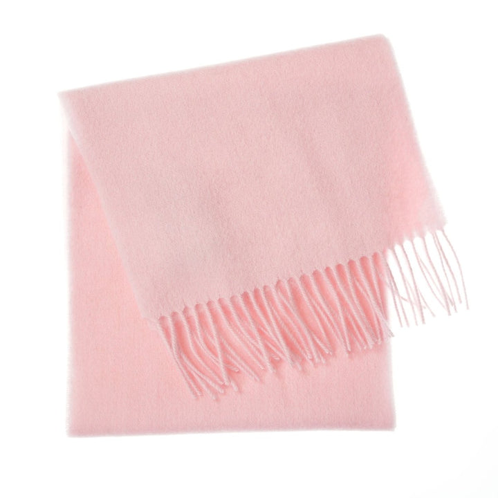 Edinburgh 100% Lambswool Scarf – Premium Soft Wool Wrap - LIGHT PINK