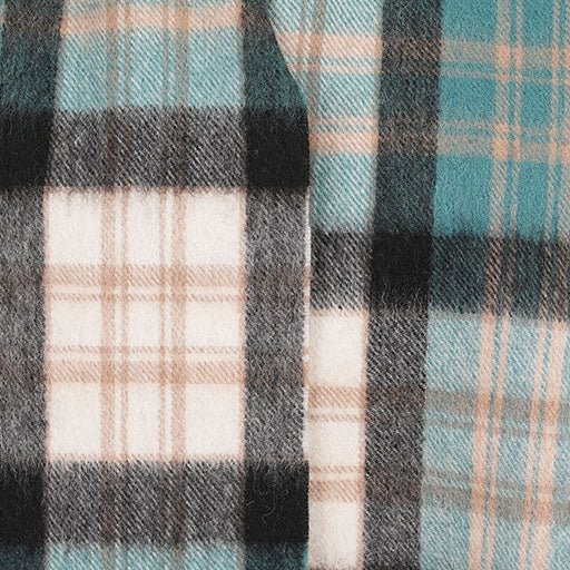 Edinburgh 100% Lambswool Scarf – Premium Soft Wool Wrap - MACDONALD GREEN MIX