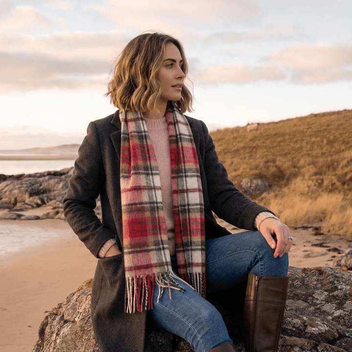 Edinburgh 100% Lambswool Scarf – Premium Soft Wool Wrap - MACDUFF DRESS