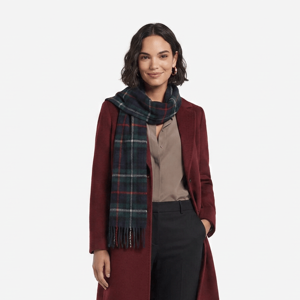 Edinburgh 100% Lambswool Scarf – Premium Soft Wool Wrap - MACKENZIE