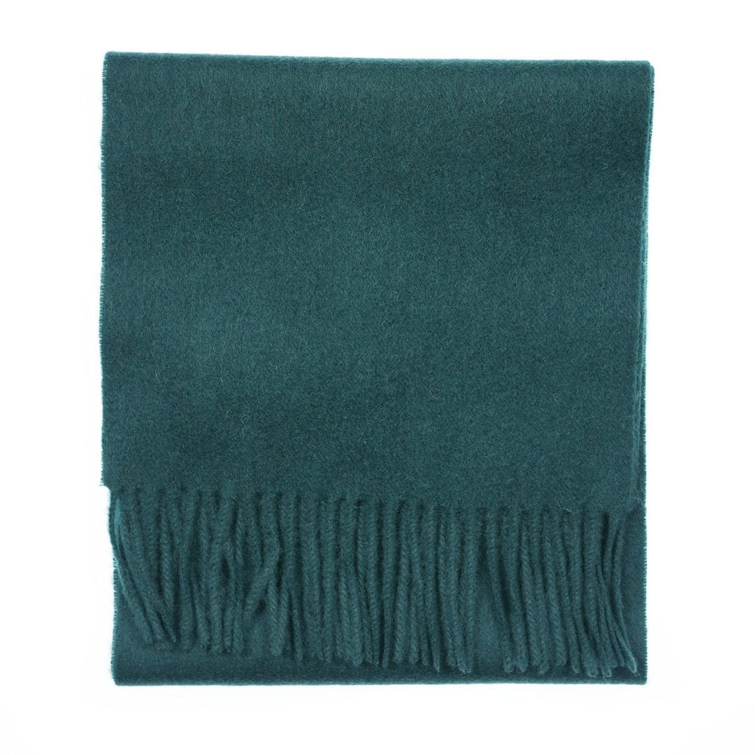 Edinburgh 100% Lambswool Scarf – Premium Soft Wool Wrap - Rainforest