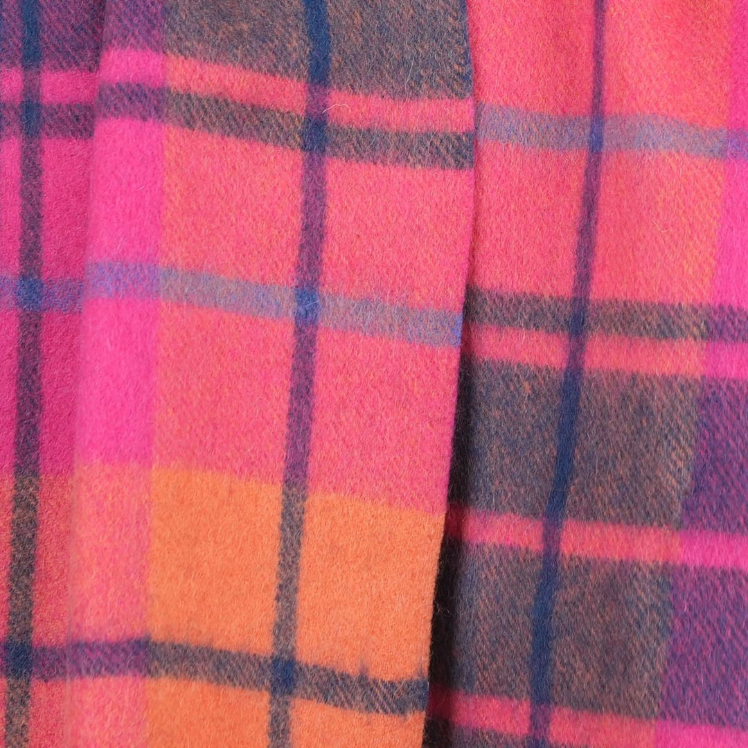 Edinburgh 100% Lambswool Scarf – Premium Soft Wool Wrap - MILL CHECK JAZZ