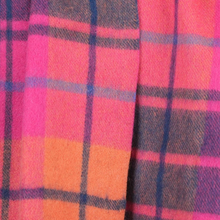 Edinburgh 100% Lambswool Scarf – Premium Soft Wool Wrap - MILL CHECK JAZZ