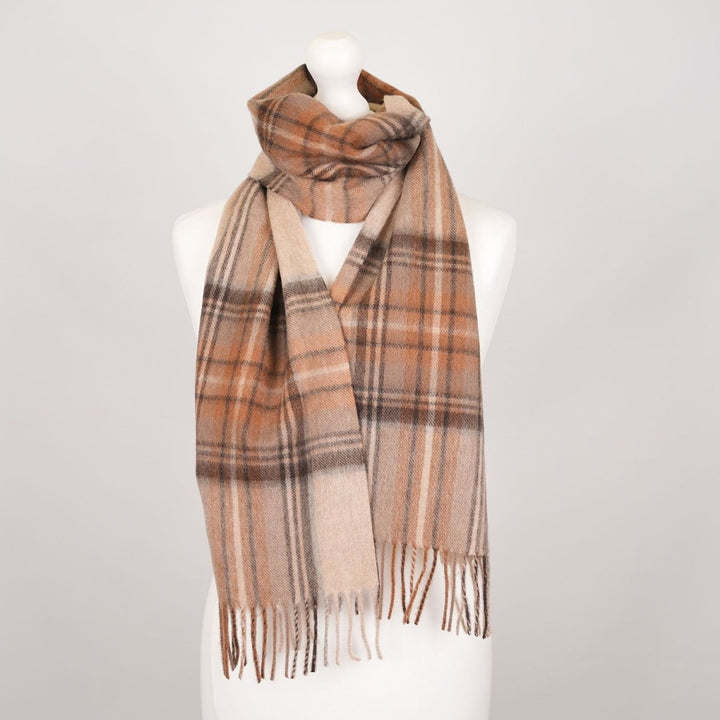 Edinburgh 100% Lambswool Scarf – Premium Soft Wool Wrap - STEWART NATURAL DRESS