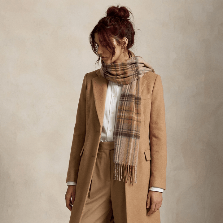 Edinburgh 100% Lambswool Scarf – Premium Soft Wool Wrap - STEWART NATURAL DRESS