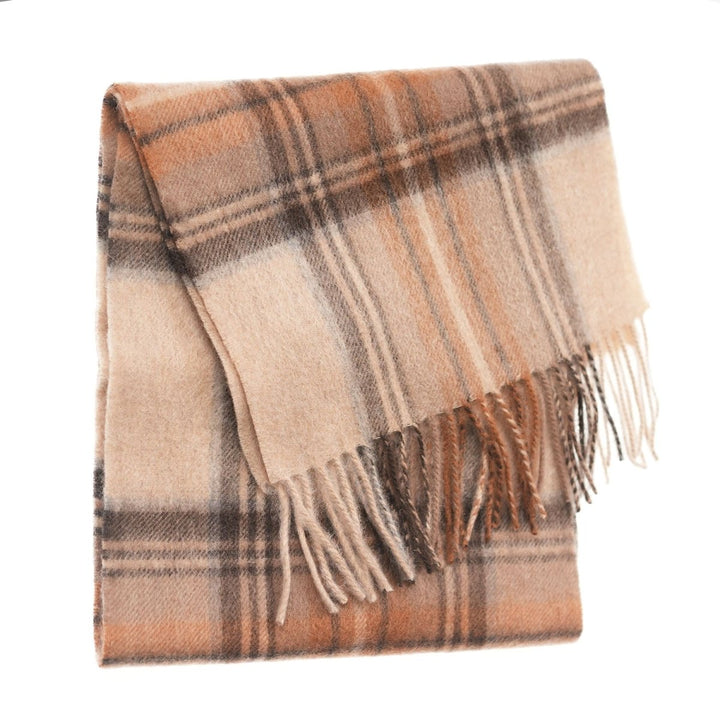Edinburgh 100% Lambswool Scarf – Premium Soft Wool Wrap - STEWART NATURAL DRESS