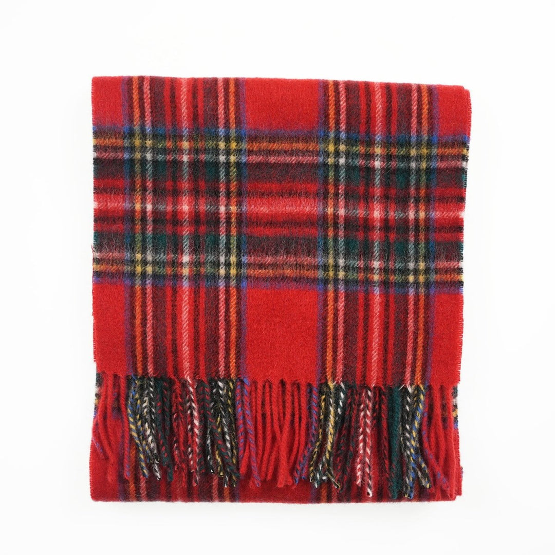 Edinburgh 100% Lambswool Scarf – Premium Soft Wool Wrap - STEWART ROYAL
