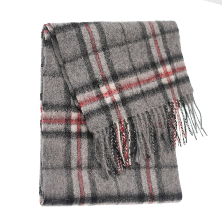 Edinburgh 100% Lambswool Scarf – Premium Soft Wool Wrap - THOMSON GREY
