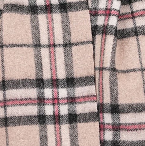 Edinburgh 100% Lambswool Scarf – Premium Soft Wool Wrap - THOMSON LIGHT BEIGE