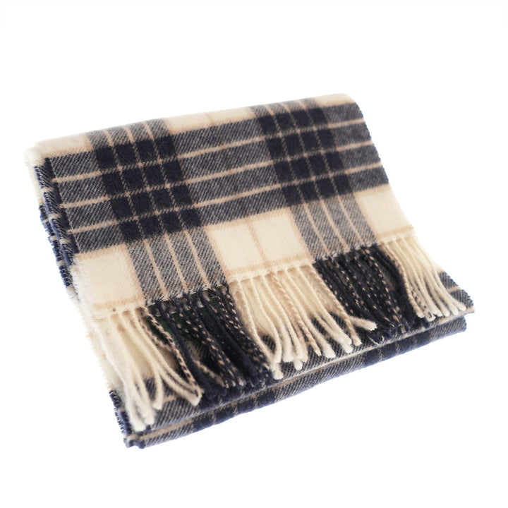 100% Lambswool Scarf – Traditional Tartan &amp; Check Designs - Made in Scotland - Knockmore