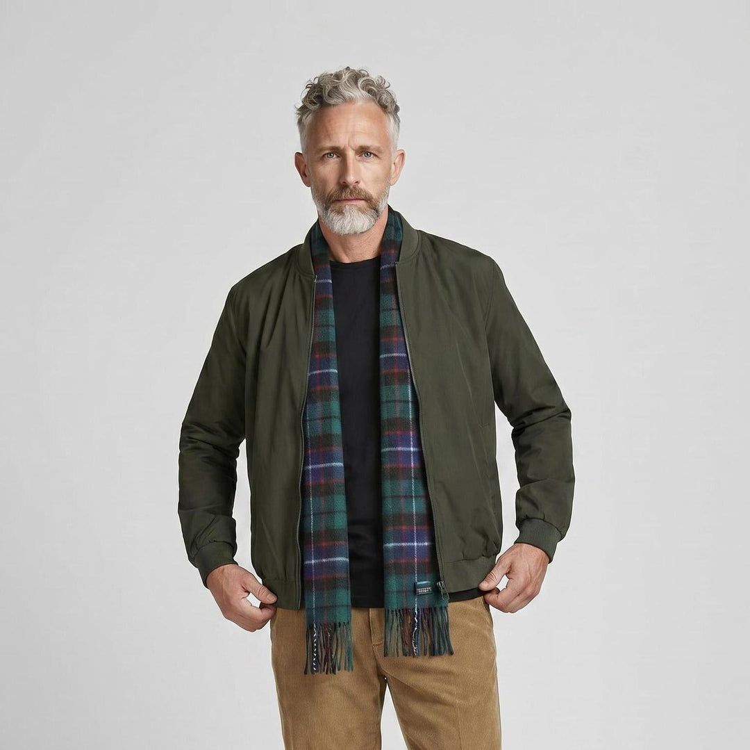 Tartan of Scotland 100% Pure New Wool Clan Scarf - Mitchell