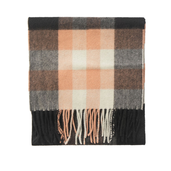 Edinburgh Cashmere Premium Lightweight Scarf - Ultra-Soft Luxury Wrap - BANKFIELD BLACK SPRAY
